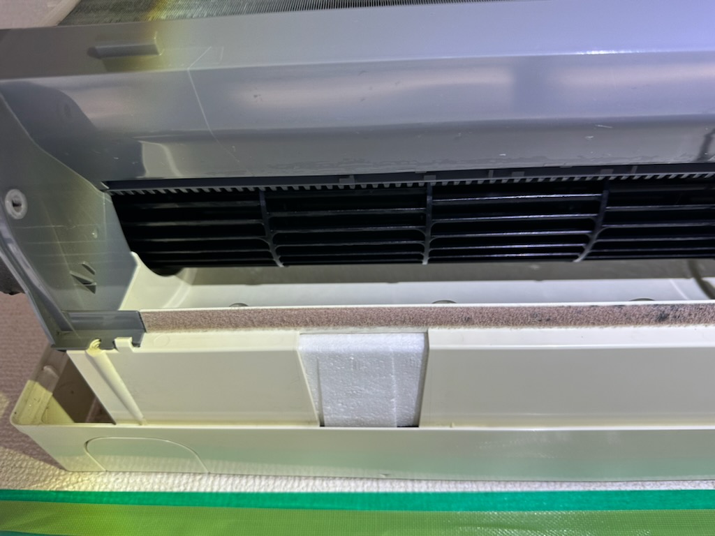 送風口洗浄後綺麗になった