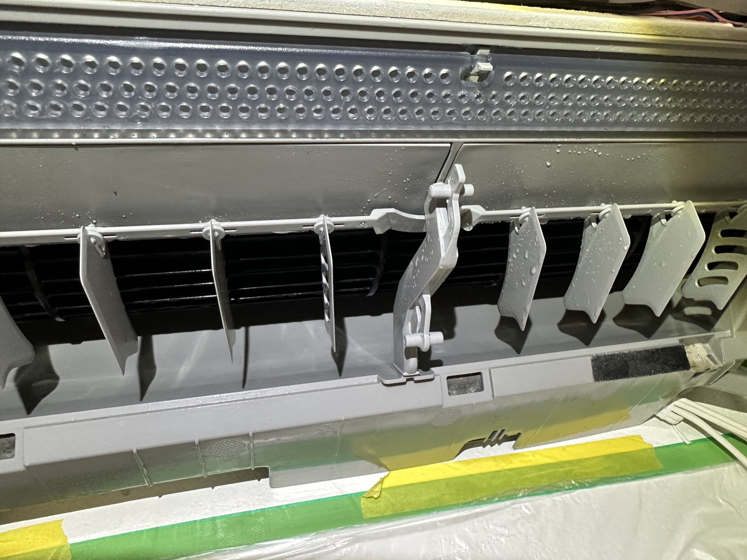 洗浄後の送風ファン