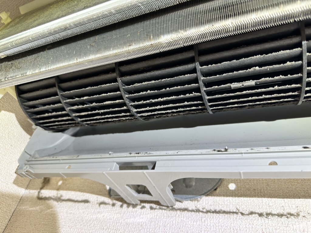 送風ファン清掃前